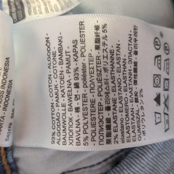 Levi's Women's 26 Wedgie Skinny Jeans Raw Hem Dark Side Seam Button Fly Hi Rise - Picture 14 of 14